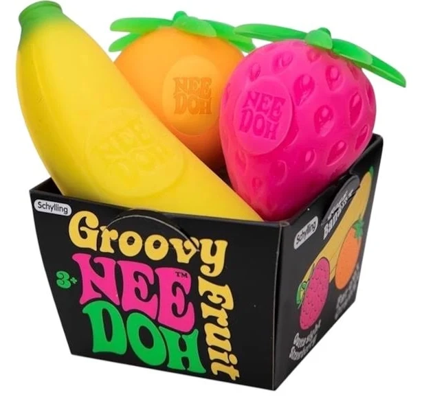 NeeDoh Groovy Fruit Sensory Stress Ball
