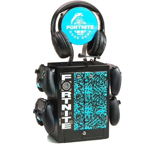 Numskull Official Fortnite Gaming Locker Controller Holder & Headset Stand