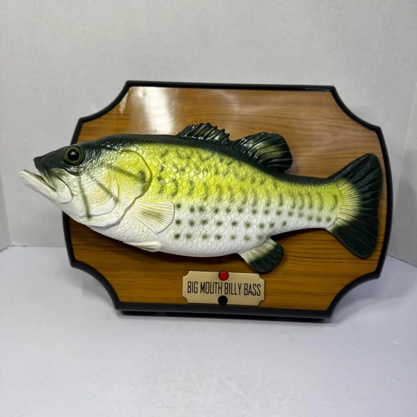 Vintage 1999 Gemmy Big Mouth Billy Bass Singing Sensation Motion Activated Fish