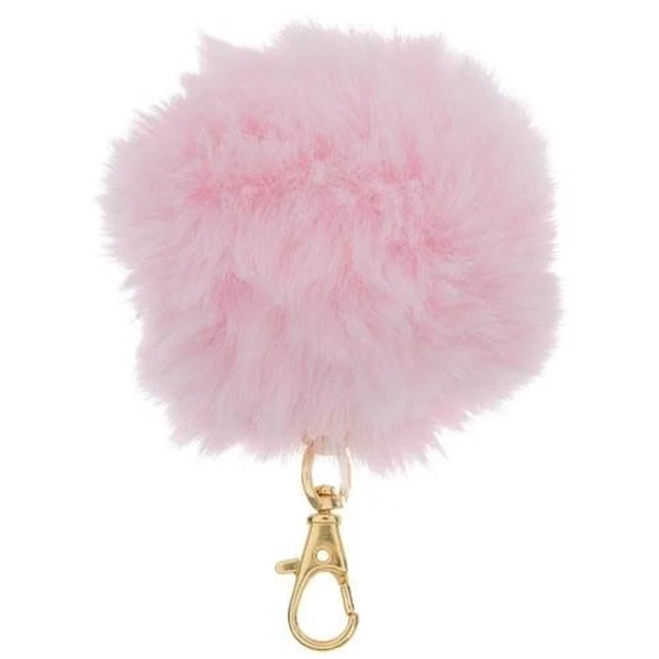 Fuzzy Pom Pom Keychain