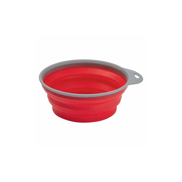 Dogs Creek Reise-Silikonnapf Trail rot 1 l