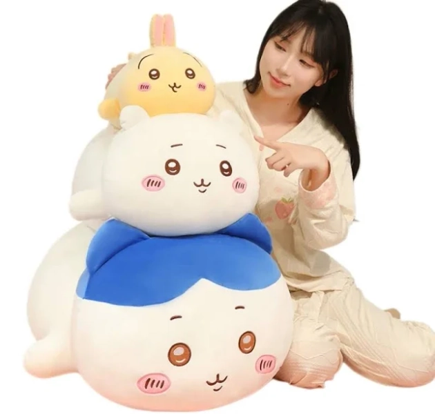 Kawaii Chiikawa Plush Toy Soft Cuddly Stuffed Anime Doll Cute Hachiware Usagi Plushie Huggable