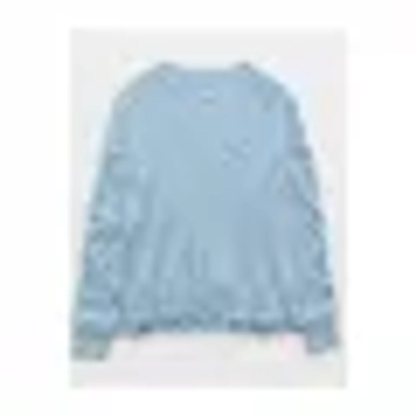 AE Long Sleeve Plush V-Neck Top Women's Skylight XXL