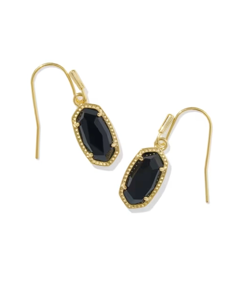 Lee Gold Drop Earrings in Ivory Mother-of-Pearl