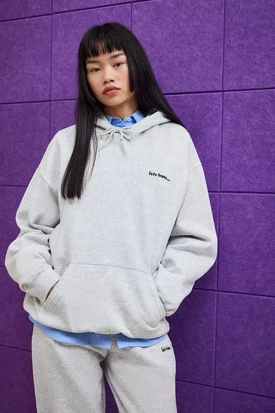 iets frans... Grey Marl Hoodie