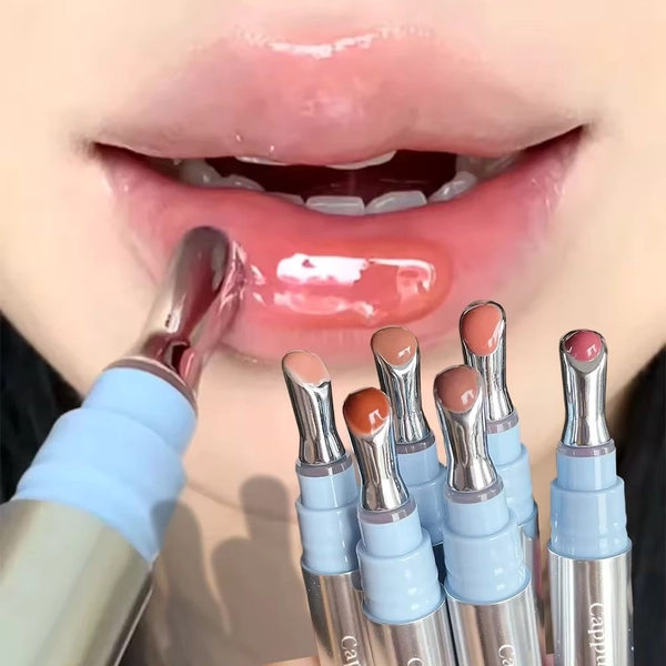 Metal Head Ice Diamond Essence Lip Tint Mirror Water Light Glass Lip Gloss Reduce Lip Wrinkles Moisturizer Lips Pluming Care - AliExpress 66