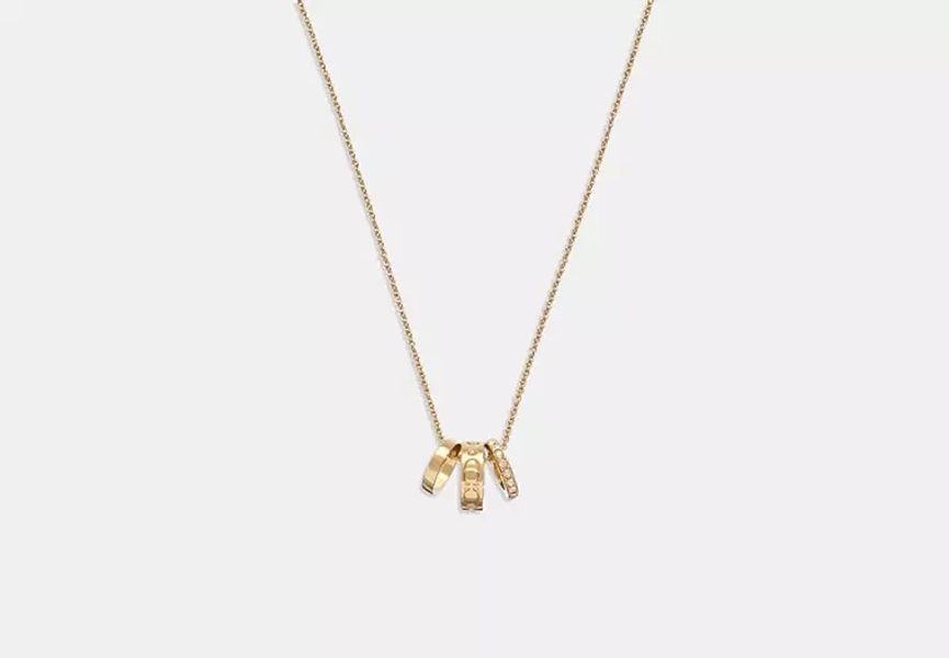 Gold Signature Rondell Necklace