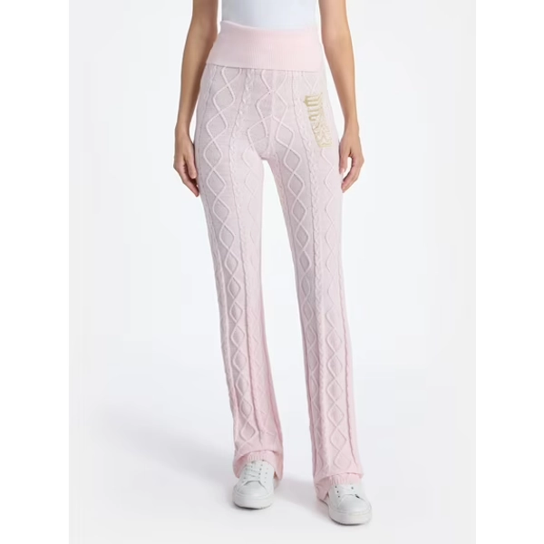 Wicked Women's Graphic Cable Knit Sweater Pants, 30" Inseam, Sizes XXS-XXL