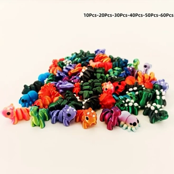 3D Printed Dinosaur Animal toys