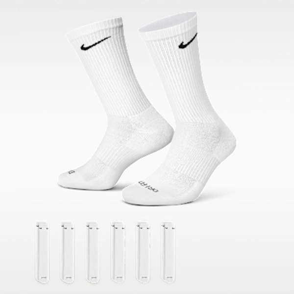 Nike Everyday Plus Cushioned Training Crew Socks (6 Pairs)