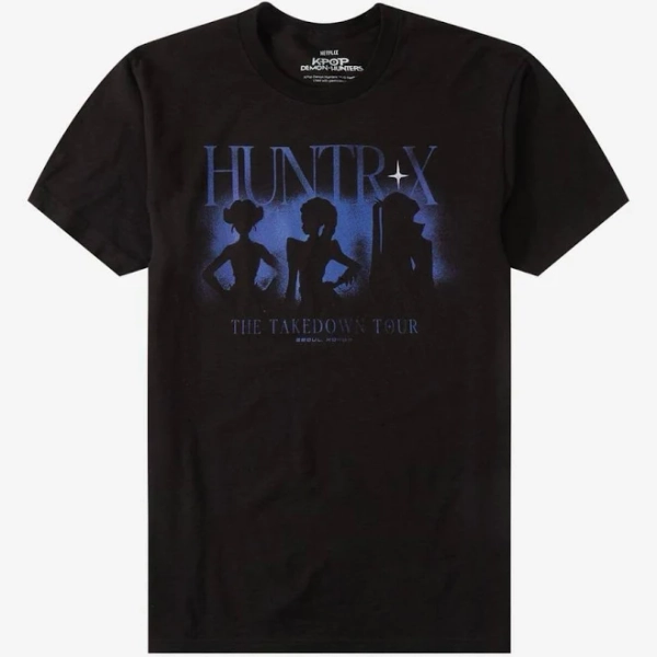 Kpop Demon Hunters Huntrix Takedown Tour Graphic T-Shirt