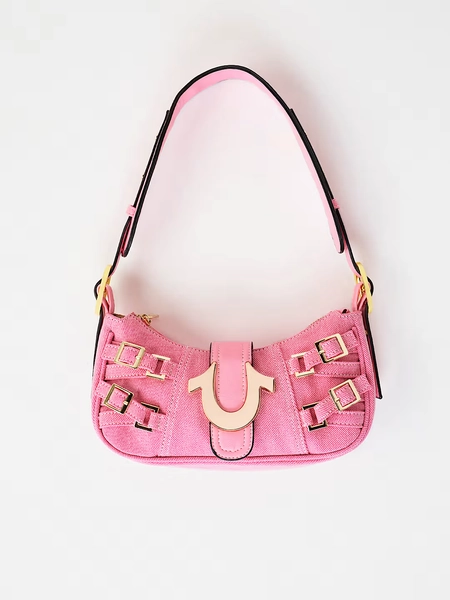 BUCKLE HORSESHOE HANDBAG