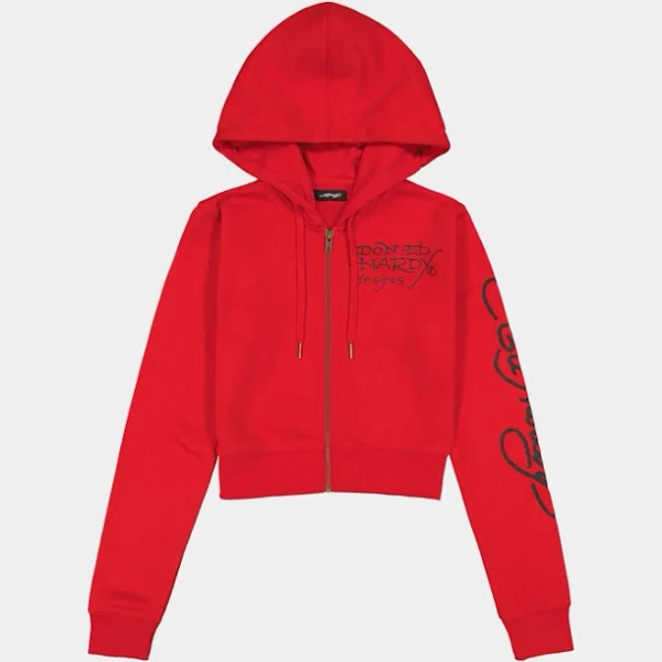 Ed Hardy Women's Panther Dagger Full Zip Hoodie