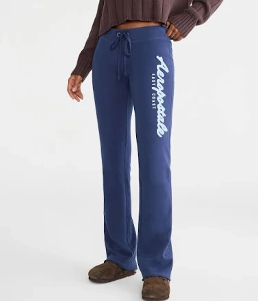 Aeropostale Women's East Coast Fit & Flare Cotton Sweatpants