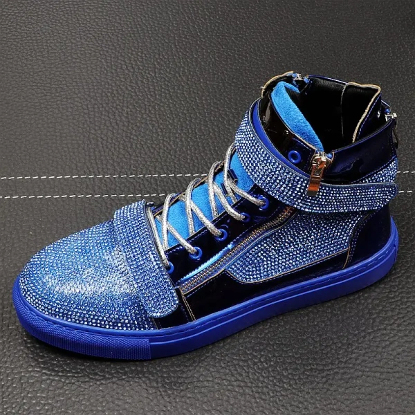CuddlyIIPanda Men Fashion Casual Ankle Boots Sprung Autumn High Top Hook&Loop Luxury Designer Sneakers Male Youth Trending Shoes - AliExpress 322