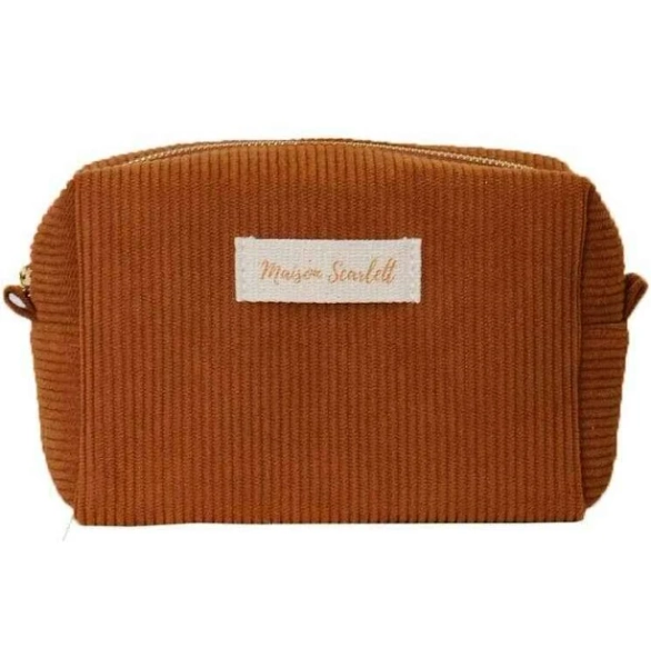 Corduroy Cosmetic Bag
