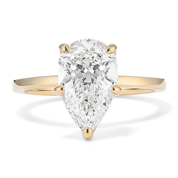 3 ct Lab-Grown Diamond Tulip Engagement Ring