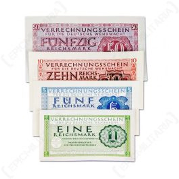 WW2 German Reichsmark Notes