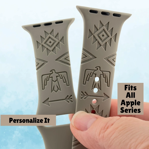 Personalized Southwest Aztec Apple Watch Band: Tribal Western Strap