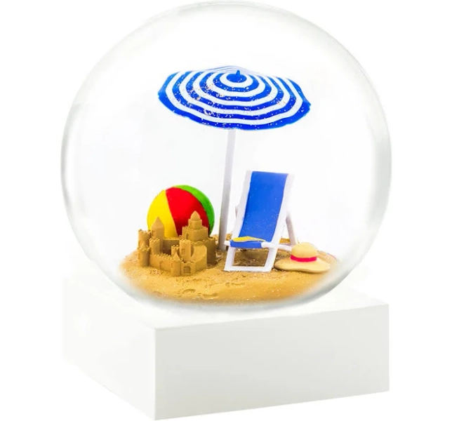 Beach Snow Globe