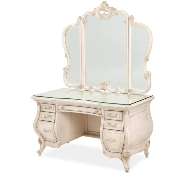 Michael Amini Platine de Royale Vanity Set