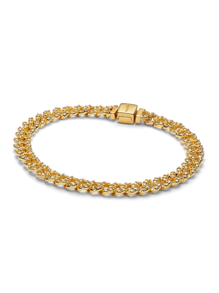 Pavé Cuban Chain Bracelet