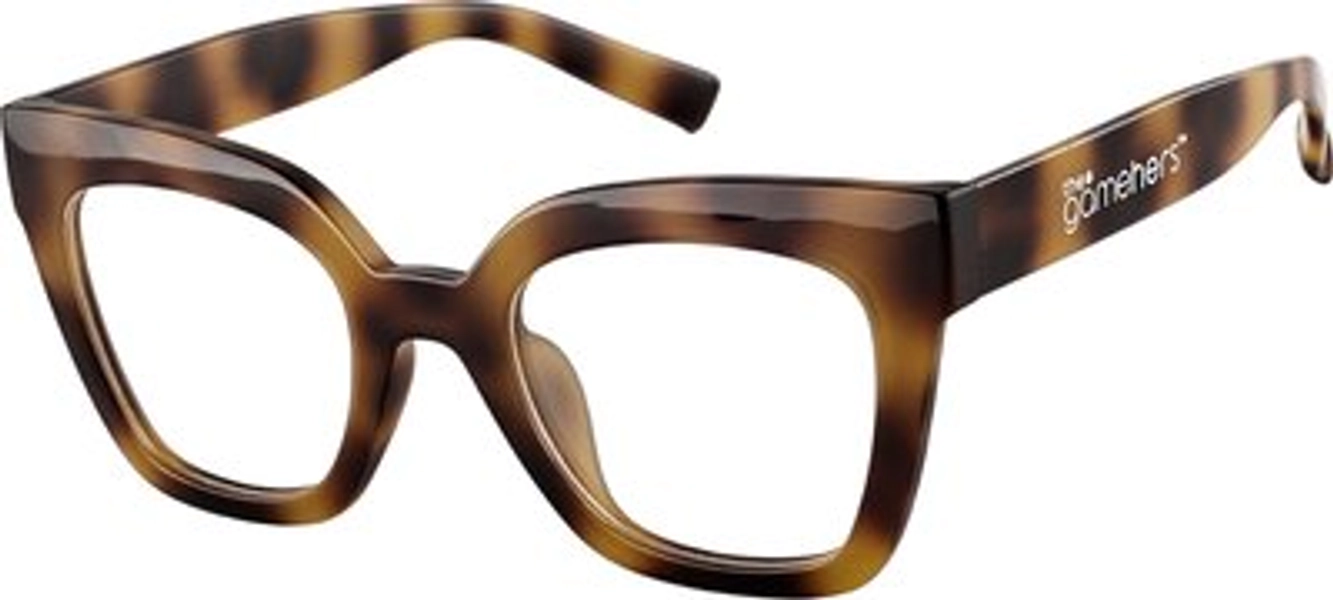 Zenni Women's Cat-Eye Glasses Tortoiseshell Plastic Full Rim Frame