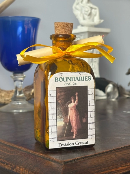 Set Better Boundaries - Curated Spell Jar forBoundary Setting - Handmade - Metaphysical — Envision Crystal - Believe In Magic