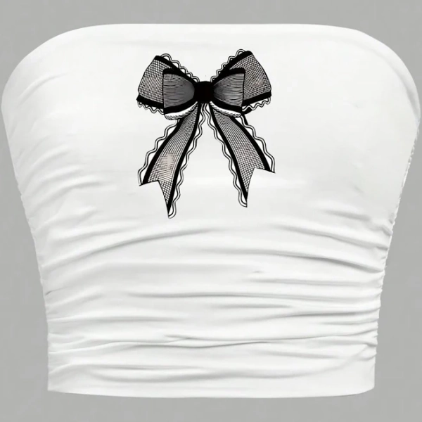 Girls Happy Halloween Halloween Gift Vest Big Kids' Strapless Top with Padding