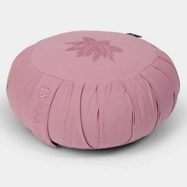 Yoga Studio GOTS Organic Cotton Round Lotus Zafu Buckwheat Cushion