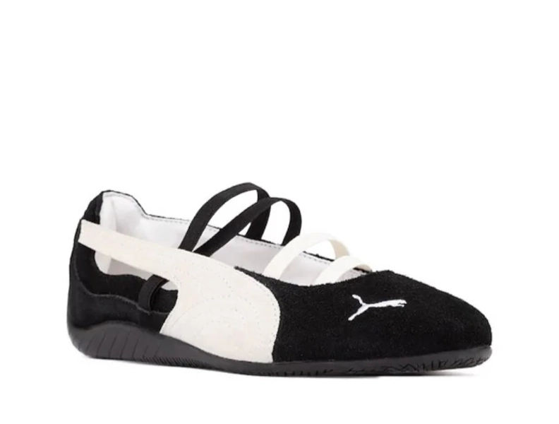 Womens PUMA Speedcat Ballet Shoe - PUMA Black / PUMA White / Warm White