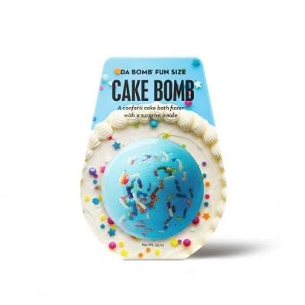 Da Bomb Cake Blue Confetti Bath Bomb