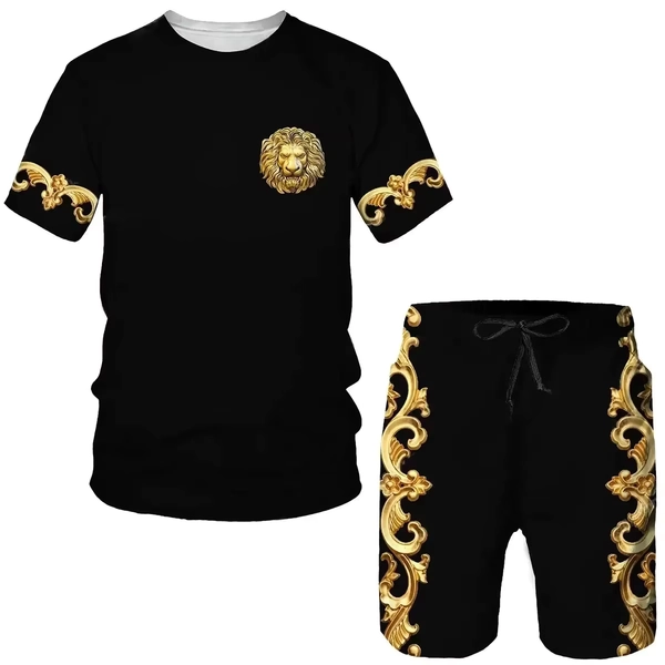 3D Print Men's Tracksuit Set Women T-shirt 2 Piece Outfits Summer Streetwear Fashion Kid Short Sleeve Set Men Tracksuit Set - AliExpress 200000343