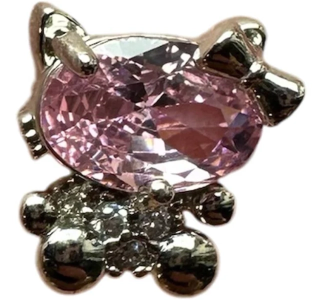 Hello Kitty Rhinestone Nail Charm