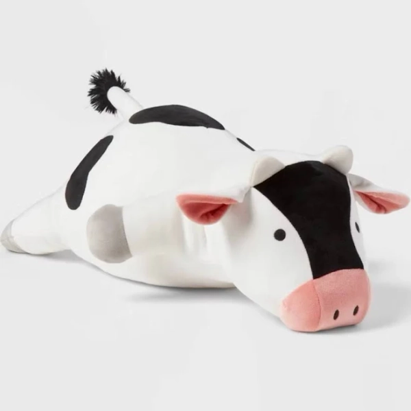 Pillowfort Weighted Cow Throw Pillow