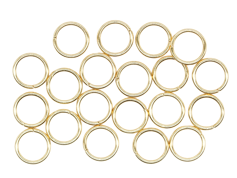 ARGOLLA ACERO DORADA 0.8*7MM