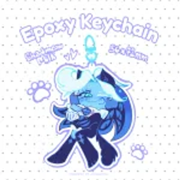 Shadow Milk  Kitty Epoxy Keychain (CRK) by Breadbug - ACGGOODS