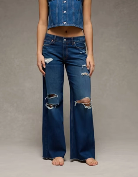 AE Low-Rise Baggy Ultra-Wide Leg Jean