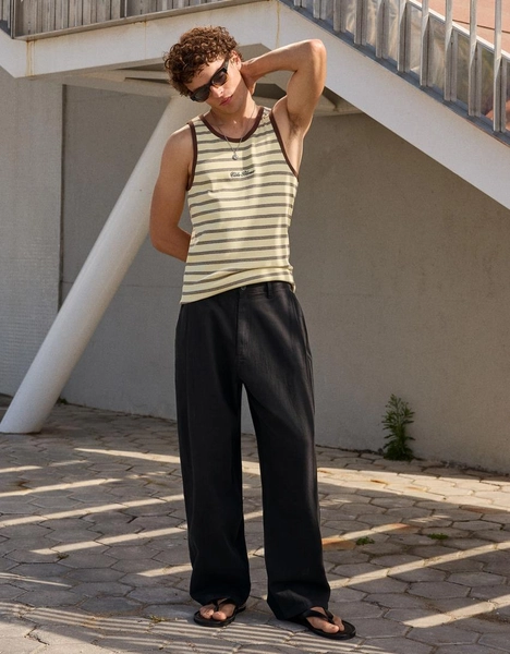 Super Baggy Hose aus Leinen