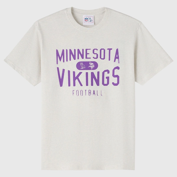 Unisex Minnesota Vikings OVO x NFL Heather Gray T-Shirt