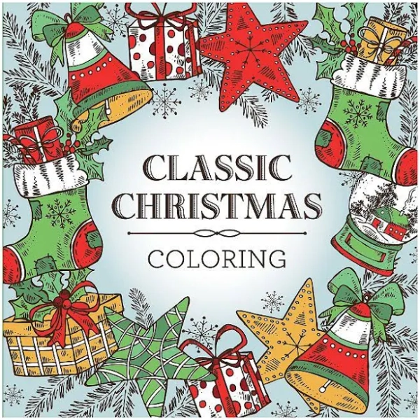 Classic Christmas Coloring (Keepsake Coloring Book) - Relaxing Holiday Designs Plus Quotes