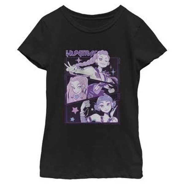 KPop Girls Demon Hunters Huntrix Group Panel T-Shirt