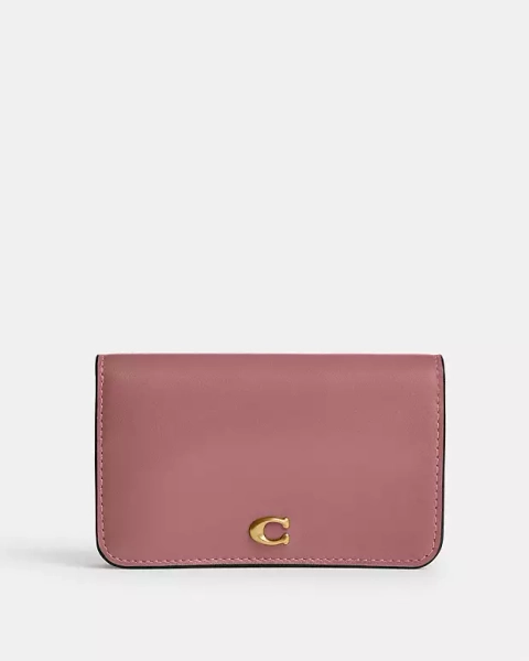 Brass/Peony Essential Slim Card Case