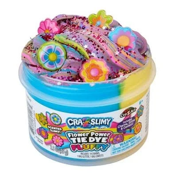 Cra-Z-Slimy Dome Topper Tie Dye Slimes and Putties