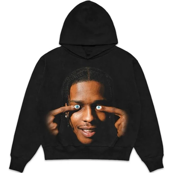 Icy Asap Rocky Jumbo Fleece Graphic Hoodie