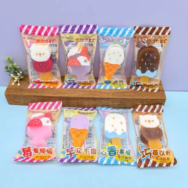 Scented Erasers Rubbers Ice cream Desserts. Stationery. Cute Little Gifts for kids.
