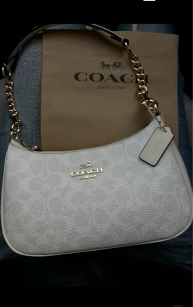 Bolso coach blanco