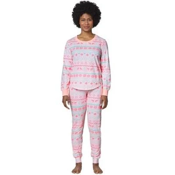 Lakeside Fair Isle Knit Pajama Set