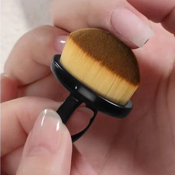 UNS Ring-Shaped Nail Dust Brush Gel Polish Cleaner by Universal Nail Supplies