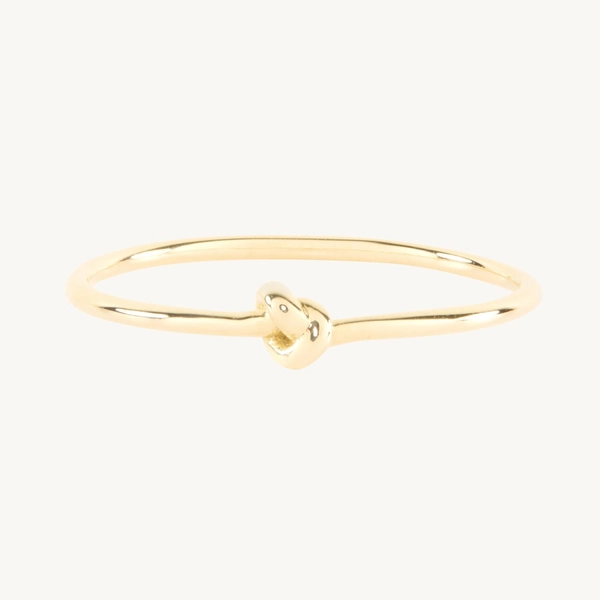 Poet’s Knot Gold Ring